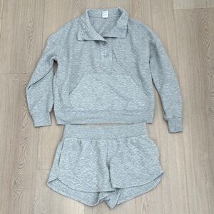 Stars Above Gray Women's Sweater Set